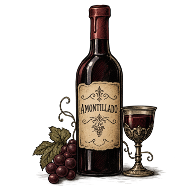 A bottle of wine